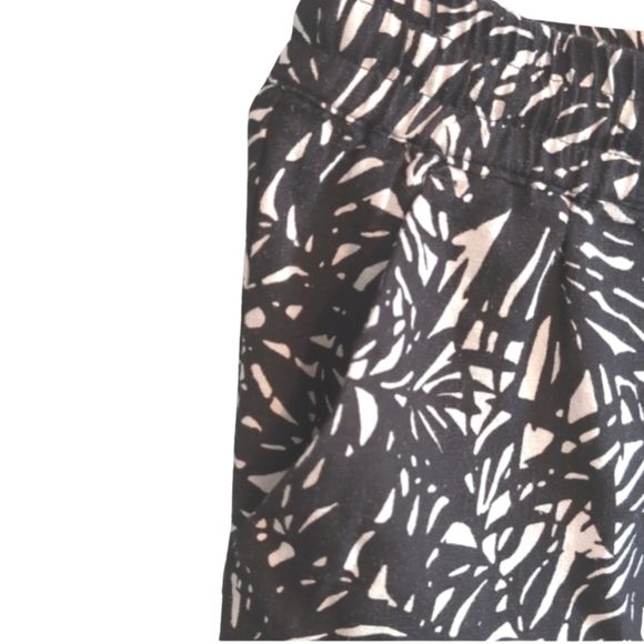 Jules & Leopold Studio Casual Linen-Rayon Capris Size M NWOT Elastic Waist - Picture 4 of 10